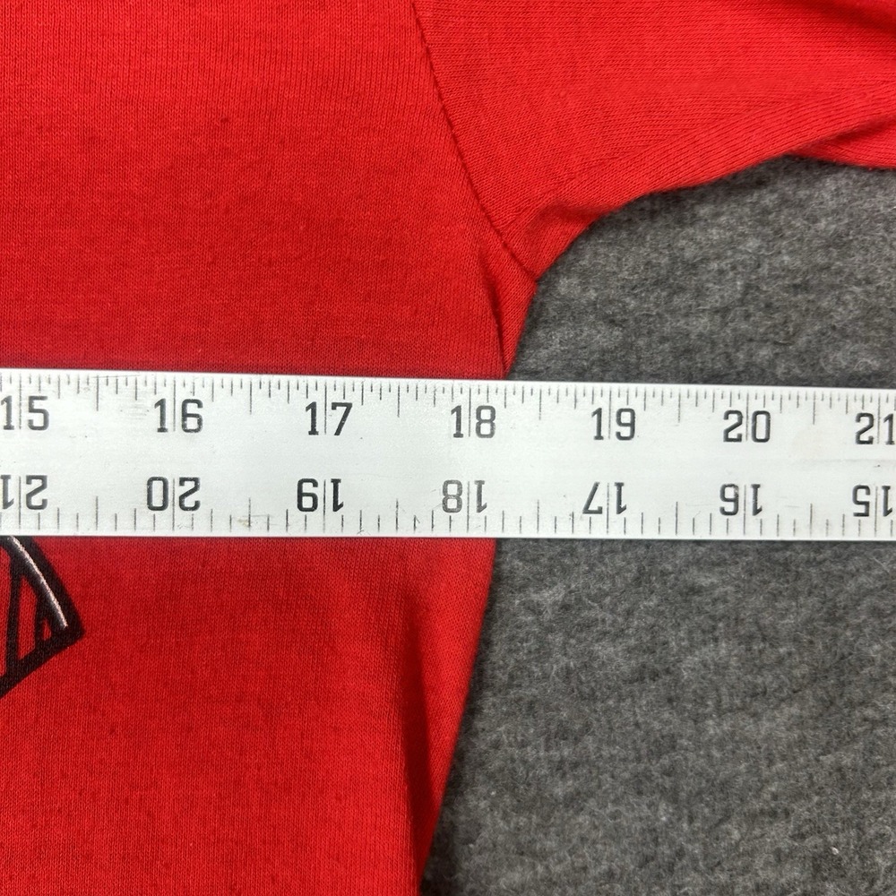 VTG Georgia Bulldogs Shirt Mens S (tag M) Red 1990 Baseball National Champions - Picture 8 of 13